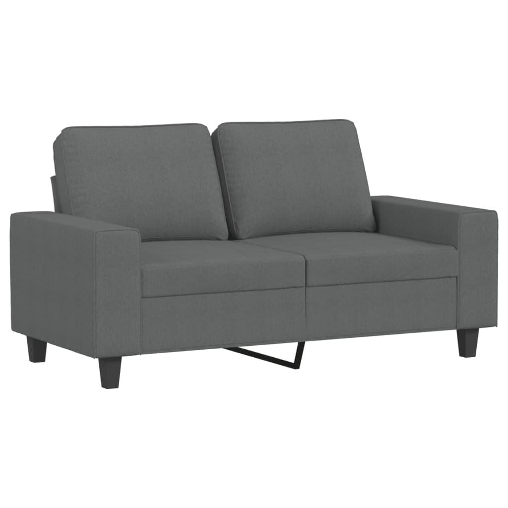 vidaXL 3-dijelni set sofa tamnosivi od tkanine