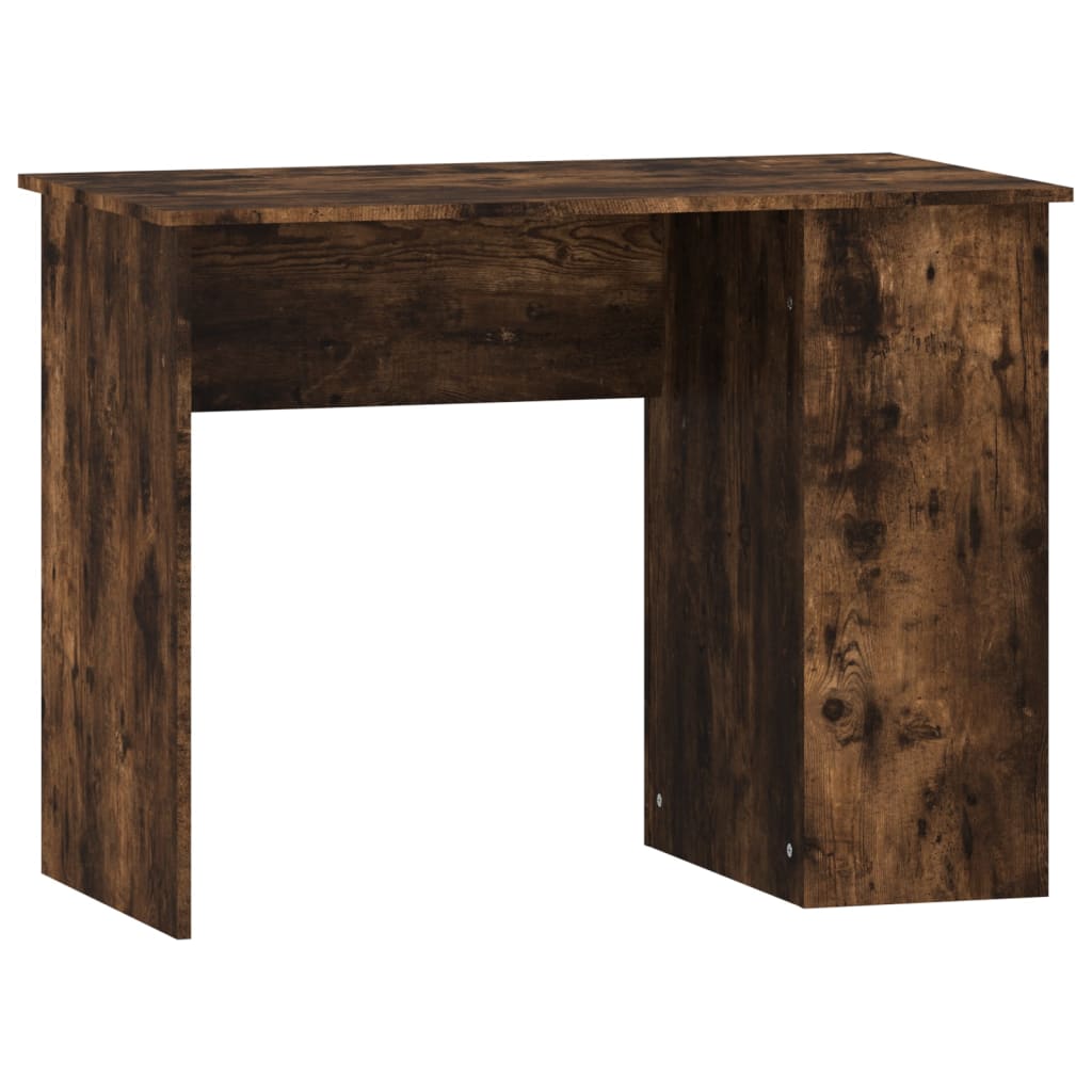 vidaXL Radni stol boja dimljenog hrasta 100x55x75 cm konstruirano drvo