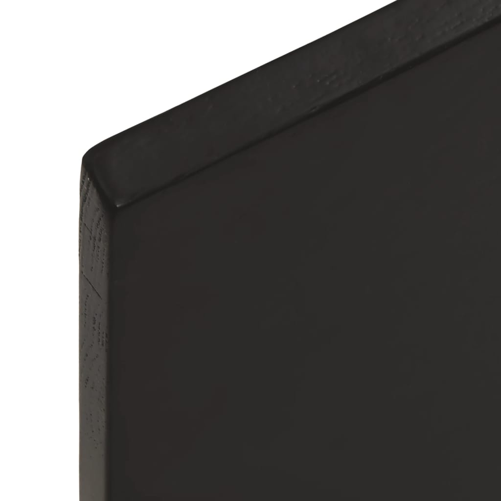 vidaXL Kupaonska radna ploča tamnosmeđa 100x30x2 cm tretirano drvo