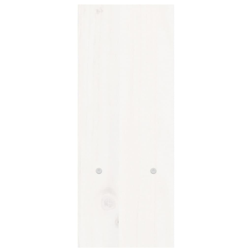 vidaXL Stalak za monitor bijeli (39-72) x 17 x 43 cm masivna borovina