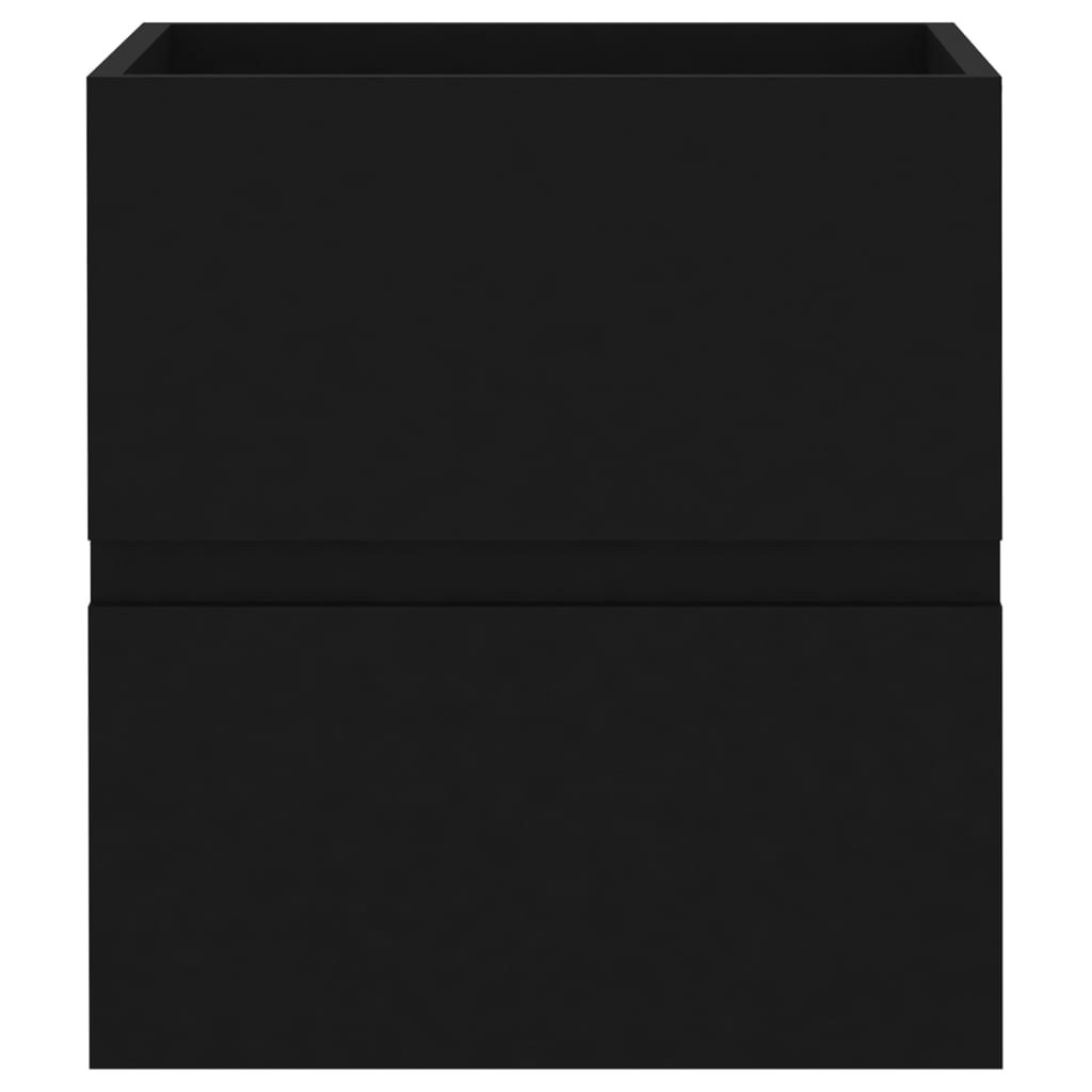 vidaXL Ormarić za umivaonik crni 41x38,5x45 cm drveni