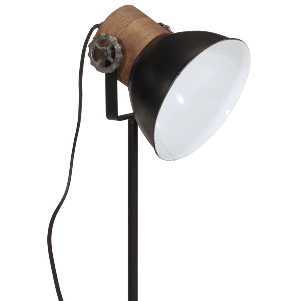 vidaXL Stolna svjetiljka 25 W crna 17x17x50 cm E27
