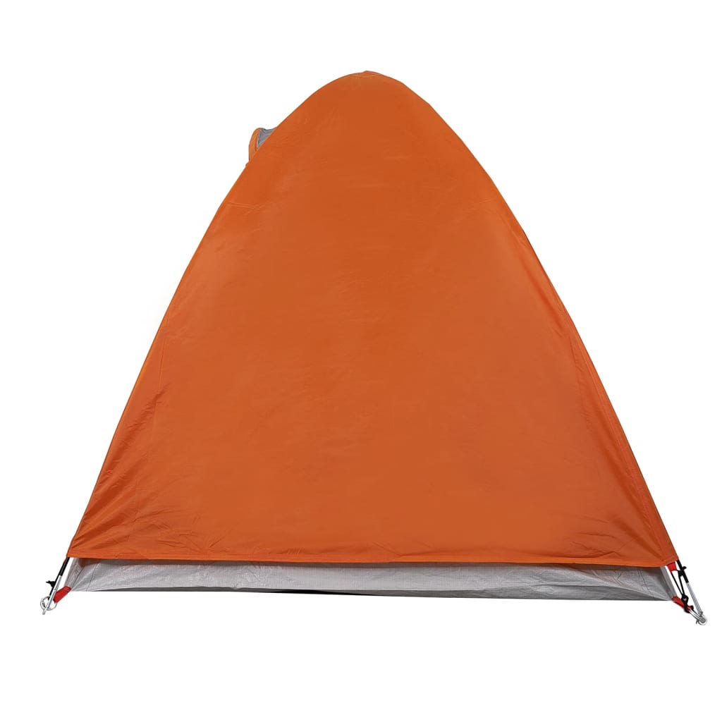 vidaXL Kupolasti šator za kampiranje za 2 osobe narančasti vodootporni