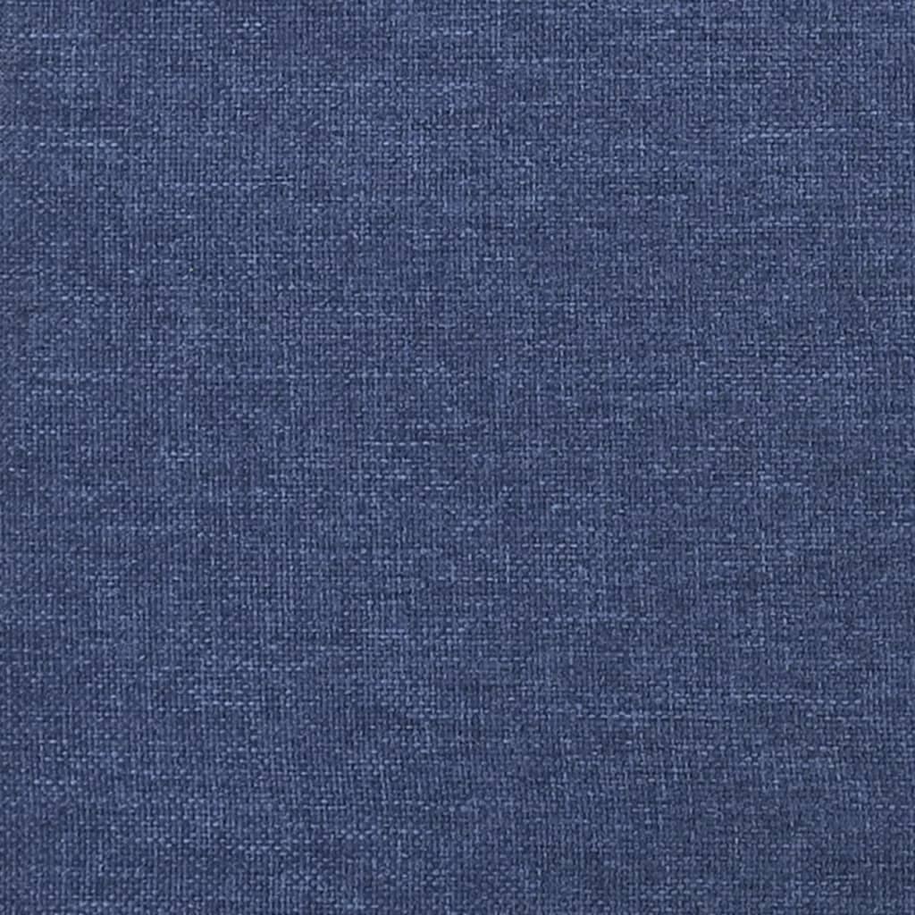 vidaXL Krevet s oprugama i madracem plavi 140x200 cm od tkanine