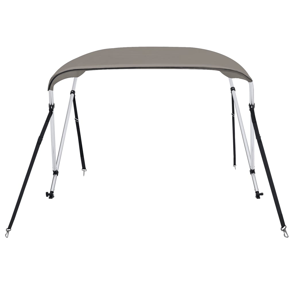 vidaXL Tenda bimini s 2 luka sivi 180x150x110 cm