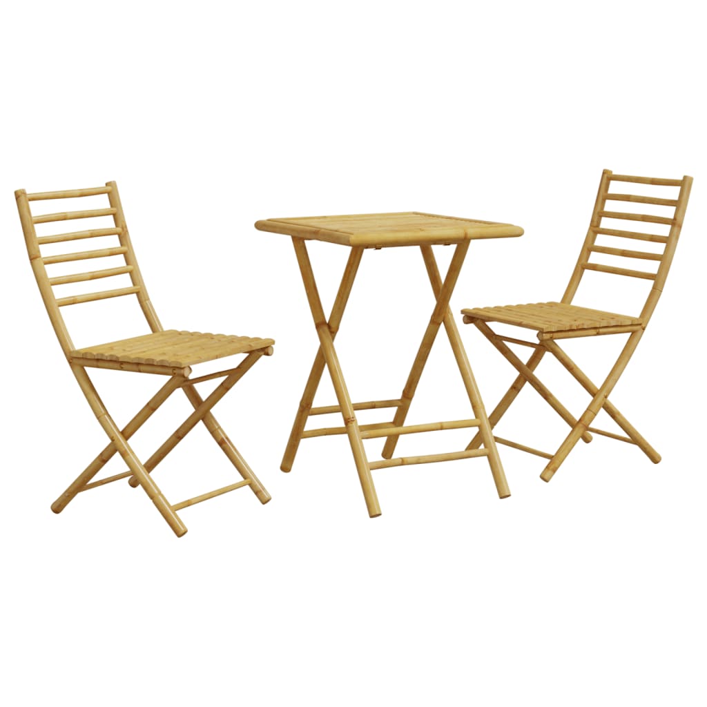 vidaXL 3-dijelni bistro set od bambusa